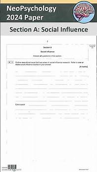 Video thumbnail for AQA A-level Psychology 2024 Paper 1: Social Influence