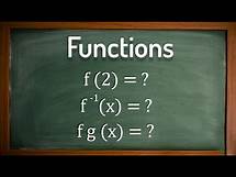 Video thumbnail for Functions | Inverse Functions | Composite Functions - GCSE Maths