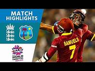 Video thumbnail for Brathwaite Hits 4 Sixes To Win! | England vs West Indies | ICC Men's #WT20 FINAL - Highlights