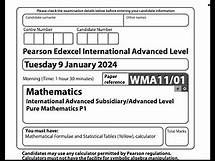Video thumbnail for P1 January 2024 (Q10) IAL WMA11/01 Pearson Edexcel Math Past Paper