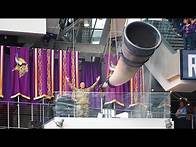 Video thumbnail for Gjallarhorn, Skol Chant Fire Up Fans Pregame | Minnesota Vikings