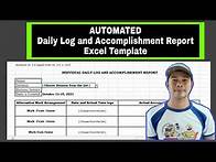 Video thumbnail for Individual Daily Log and Accomplishment Report 2021-2022