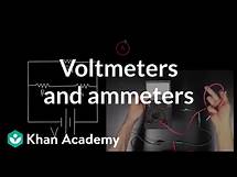 Video thumbnail for Voltmeters and Ammeters | Circuits | Physics | Khan Academy
