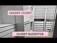 Video thumbnail for Closet Makeover + Ikea Pax Wardrobe