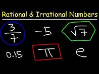 Video thumbnail for Rational and Irrational Numbers
