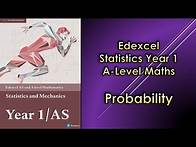 Video thumbnail for Edexcel A Level Maths Statistics 1 | Probability