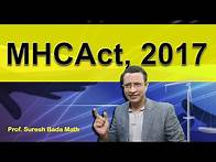 Video thumbnail for Mental Healthcare Act, 2017 [Introduction] Mental Health Care Legislation