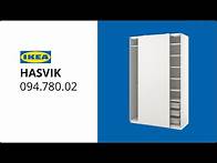 Video thumbnail for IKEA HASVIK wardrobe assembly instructions