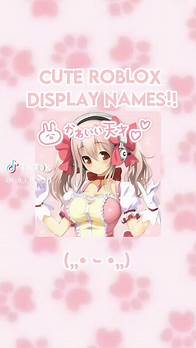Video thumbnail for Cute Roblox Display Names Ideas for Girls in 2021
