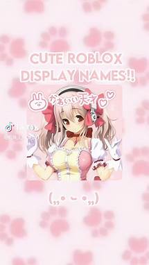 Video thumbnail for Cute Roblox Display Names Ideas for Girls in 2021