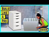 Video thumbnail for Mastering IKEA's Alex Drawer Unit Assembly: Easy Step-by-Step Guide