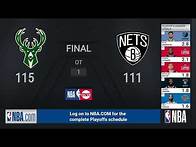 Video thumbnail for Bucks @ Nets ECSF Game 7 | NBA Playoffs on TNT Live Scoreboard