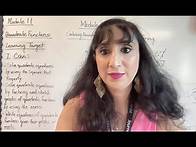 Video thumbnail for Unit 11--Module 11.4--Solving Quadratic Equations by Factoring--8th Grade (Quadratic Functions)