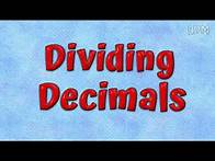 Video thumbnail for Dividing Decimals