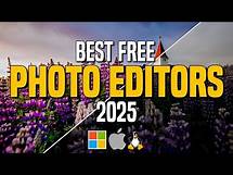 Video thumbnail for Top 5 Best FREE PHOTO EDITING Software (2025)