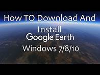 Video thumbnail for How to Download and Install Google Earth Pro on PC [ Windows 7/8/10]
