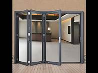Video thumbnail for New design aluminum fold sliding glass door with better heat and sound insulating
