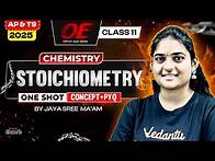 Video thumbnail for Stoichiometry Class 11 Chemistry [ Concept + PYQ ] AP & TS EAPCET 2025