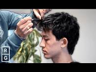 Video thumbnail for He Wanted a Shorter MESSY Textured Haircut for Summer (Full Haircut & Styling Tutorial)