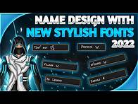 Video thumbnail for Free Fire Stylish Name Design Tutorial || New Font Style 2022 || Name Change With Stylish Fonts