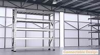 Video thumbnail for KINGBO 78"W Garage Shelving 4400LBS Heavy Duty Garage Shelving Units and Storage Adjustable 5 Tier Stainless Steel Industrial Shelves Commercial Shelving Rack for Warehouse Basement 78"W x 20"D x 78"H