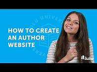 Video thumbnail for How to Create an Author Website
