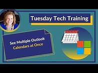 Video thumbnail for See Multiple Outlook Calendars at Once