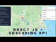 Video thumbnail for Geocoding with React JS and Mapbox Geocoding API - A beginner's guide to APIS