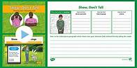 Video thumbnail for KS2 Show, Don't Tell: Showing How Characters Feel Resource Pack Ages 7-11