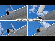 Video thumbnail for Wasserstein Gutter Mount for Camera & Solar Panel: No need to drill holes for your security camera