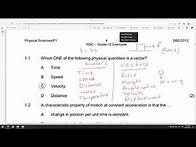 Video thumbnail for GRADE 10 PHYSICS ( PAST PAPER QUESTIONS & ANSWERS) (1)