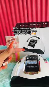 Video thumbnail for 280W LED Lamp Nail Dryer with Auto Timer Sensor