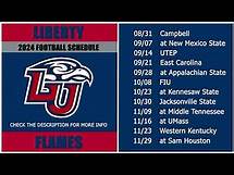 Video thumbnail for 2024 Liberty Flames Football Schedule