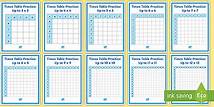 Video thumbnail for Times Tables Practice Grids to 12x12