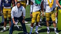 Video thumbnail for Irish coach Marcus Freeman previews Notre Dame-Ohio State football game