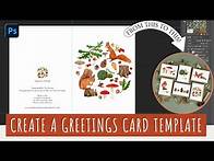 Video thumbnail for How To Create A Greetings card Template Using Photoshop, Easy Photoshop Tutorial