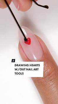 Video thumbnail for Overglow Edit (@overglowedit) - Simple Heart Nail Designs Without Tools - Nail Art Tutorial