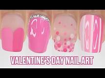 Video thumbnail for 8 EASY VALENTINES DAY NAIL IDEAS | pink nail art designs compilation
