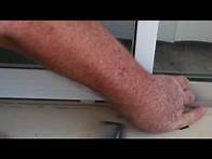 Video thumbnail for Adjustable Fit Sliding Patio Screen Door Installation