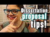 Video thumbnail for Dissertation proposal tips! | How to write a thesis proposal