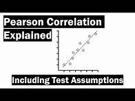 Video thumbnail for Pearson Correlation Explained (Inc. Test Assumptions)