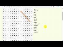 Video thumbnail for 5 Websites for Free Printable Word Search Puzzles Large Print