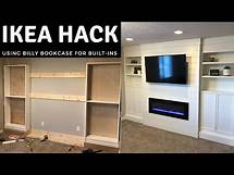 Video thumbnail for IKEA Billy Bookcase Hack - DIY Built-In Shelves