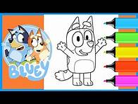 Video thumbnail for 🧡 BLUEY | Bingo Coloring Page| Disney Jr | 💙