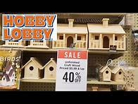 Video thumbnail for HOBBY LOBBY WOODEN CRAFTS COME WITH ME 2021