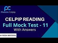 Video thumbnail for Complete Celpip Full Reading Mock Test - 11 With Answers | Celpip Exam