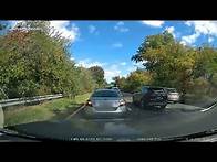 Video thumbnail for Dashcam video: Scammers reverse, crash into car in apparent insurance scam