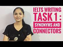 Video thumbnail for IELTS Writing task 1 : synonyms and connectors