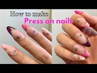 Video thumbnail for HOW TO MAKE CUSTOM PRESS ON NAILS // BEGINNER GUIDE TO DOING NAILS AT HOME WITH BLUESKY GEL POLISH