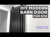 Video thumbnail for Under $110 - The DIY Modern Barn Door